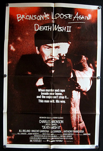 DEATH WISH II Poster