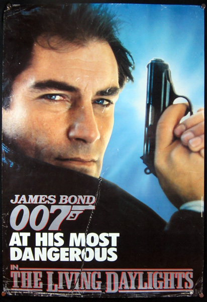 THE LIVING DAYLIGHTS Poster