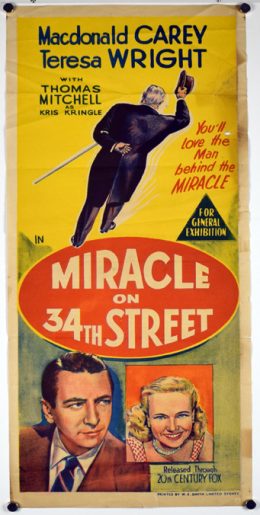 MIRACLE ON 34TH STREET Poster